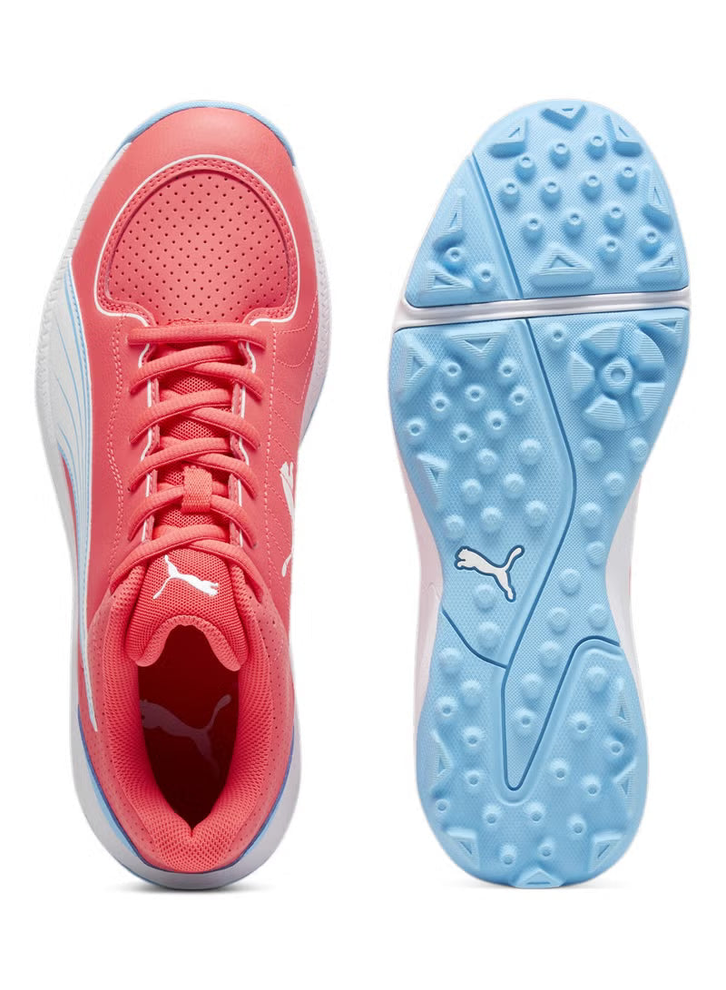 PUMA 24 FH Rubber Cricket Shoes - Luminous Blue-Puma White-Fire Orchid