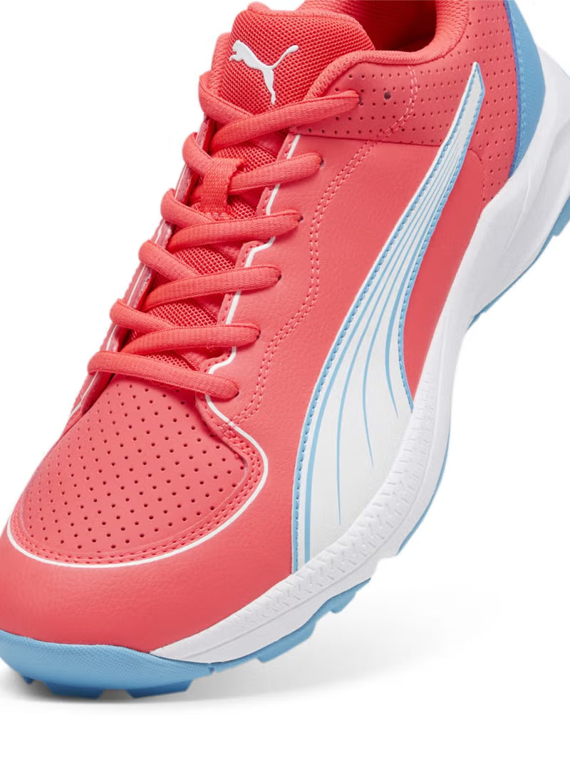 PUMA 24 FH Rubber Cricket Shoes - Luminous Blue-Puma White-Fire Orchid